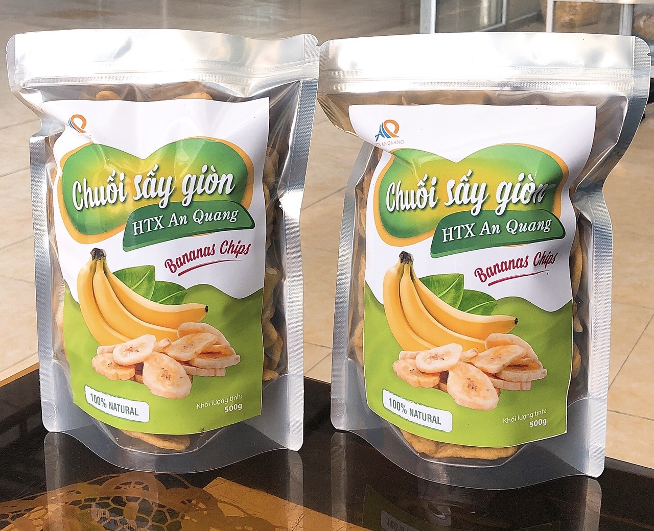 Chuối sấy giòn HTX An Quang